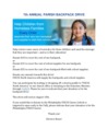 Homeless Ministry Update