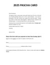Pascha Card