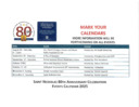 80th Anniversary Events - St. Nicholas