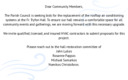 Message from our Hall Restoration Committee