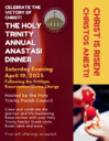 The Holy Trinity Annual Anastasi Dinner