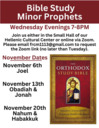 Bible Study-Minor Prophets