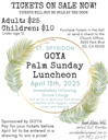 Palm Sunday Luncheon