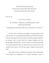 Encyclical from His All Holiness Ecumenical Patriarch Bartholomew