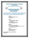 Festival Cashier Help Needed