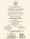 Festival of Tables