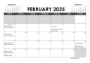 February 2025 Calendar