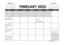 February 2025 Calendar