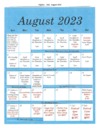 Church Calendar & Festival Cooking Sessions