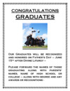 Congratulations Graduates!