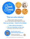 Greek Sweets Nov 2024