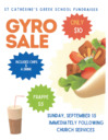 Greek School ~ Gyro Fundraiser