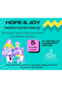 HOPE & JOY Feeding Foster Families! October 5th!