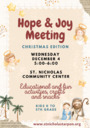 HOPE & JOY Meeting December 4th