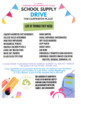 HUMANITARIAN SCHOOL SUPPLY DRIVE
