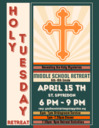 Middle School Holy Tuesday Retreat