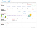 Calendar for June