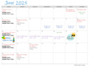 Calendar for June