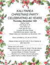 Kali Parea Christmas Party 2024