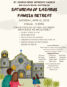 Saturday of Lazarus Family Retreat