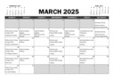 March 2025 Calendar