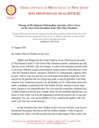 His Eminence's Message for Dormition