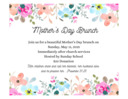 Mother's Day Brunch