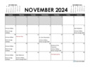 November 2024 Calendar