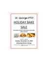 St. George PTO Holiday Bake Sale