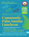 Community Palm Sunday Luncheon 