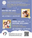 Virtual Fall Parenting Series on Zoom - Oct. 11 & Nov. 8th