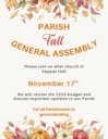 Parish Fall GA Nov 17