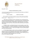 Paschal ArchPastoral Letter 2025