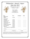Philoptochos August Bake Sale 2025