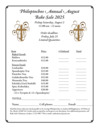 Philoptochos August Bake Sale 2025