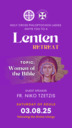 Lenten Retreat 3/8/25