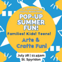Pop Up Summer Fun - Family Crafts
