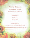 Prime Timers Friendsgiving Nov 13