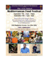 Mediterranean Food Festival - Los Altos Hills - Sept 7-8th