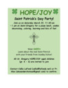 HOPE/JOY St. Patrick's Day Event: March 22nd