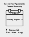 New Apartments Special GA Aug 24