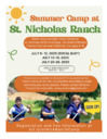 St. Nicholas Ranch Summer Camp July