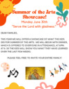 Summer of the Arts Showcase!