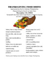 Thanksgiving Food Drive 