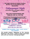 RSVP: Tsiknopempti Night - Thursday, February 20th at 6:00 PM - St. Nicholas