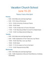 Vacation Church School