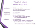 Lent Week of March 16