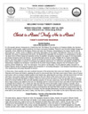 Weekly Bulletin - Sunday, May 18, 2025
