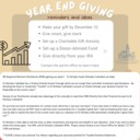 Year End Giving for 2023 to St Nicholas Cathedral