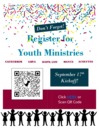 Youth Ministries Registration Reminder 